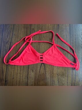 Jolyn Clothing Neon Coral Tomcat Bikini Top